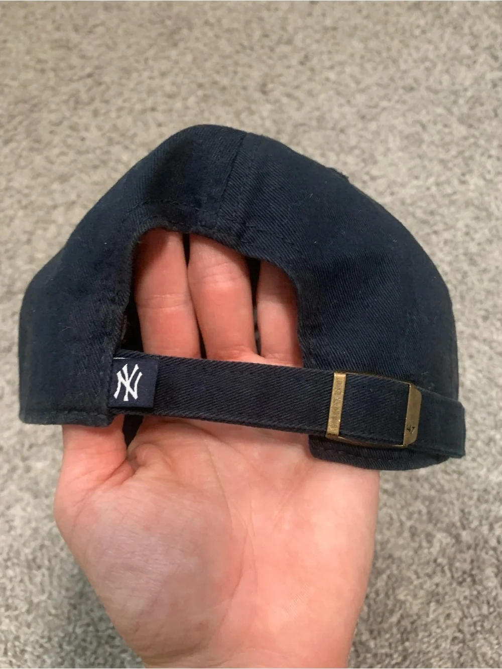 New York Yankees Logo Dark Blue Baseball Cap